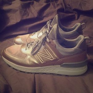 Rose Gold Women’s New Balance Sneakers
